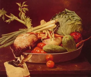 Nature morte avec légumes